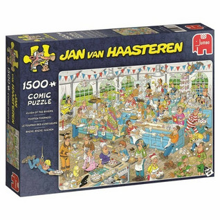 Jan Van Haasteren Clash of the Bakers-palapeli, 1500palaa