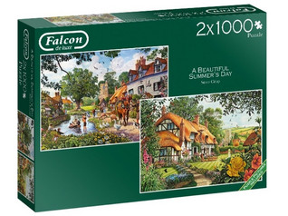 Falcon Steve Crisp A Beautiful Summer´s day palapeli 2x1000 palaa