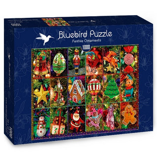 Bluebird Festive Ornaments - palapeli 1000 palaa