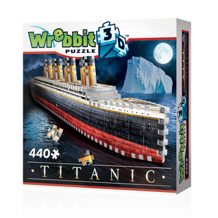 Wrebbit 3D Titanic palapeli 440 palaa