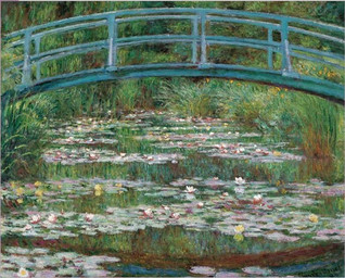 Pomegranate Claude Monet: The Japanese Bridge palapeli 1000 palaa