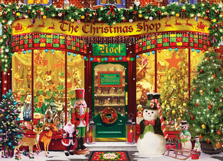 Eurographics Christmas Shop palapeli 1000 palaa