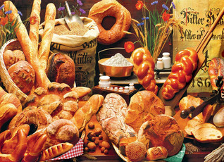 Eurographics Bread Table palapeli 1000 palaa