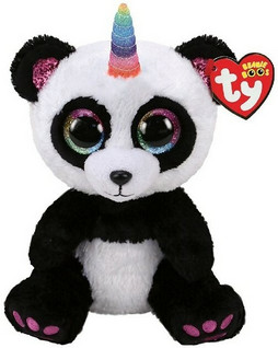 TY Beanie Boos Pehmo Panda Unicorn Paris 24CM