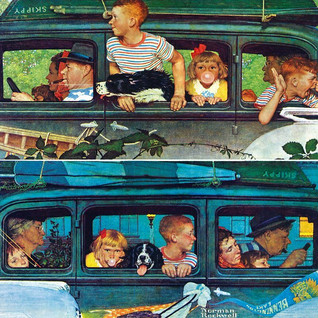 Master Pieces Norman Rockwell: Coming and Going palapeli 1000 palaa