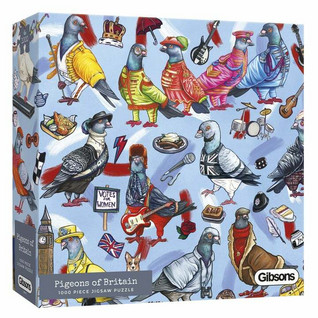 Gibsons Alice Tams Pigeons Of Britain palapeli 1000 palaa