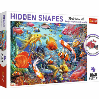 Trefl Hidden Shapes - Underwater Life palapeli 1066 palaa