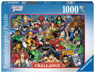 Ravensburger Challenge DC Comics palapeli 1000 palaa
