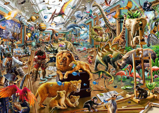 Ravensburger Chaos In The Gallery palapeli 1000 palaa