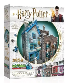 Wrebbit Harry Potter Ollivander's Wand Shop & Scribbulus  3D palapeli