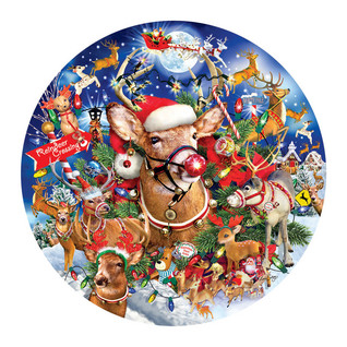 Suns Out Lori Schory Reindeer Madness palapeli 1000 palaa