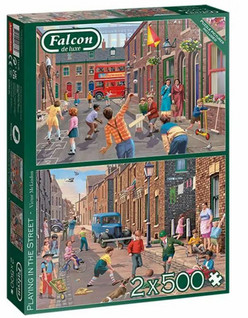 Falcon De lux Victor McLindon Playing in the Street palapeli 2x500 pal