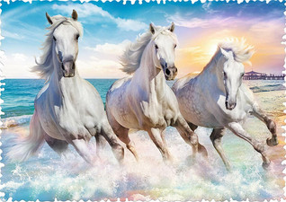 Trefl Crazy Shapes - Galloping among the Wavespalapeli 600 palaa