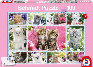 Schmidt kissat palapeli 100 palaa