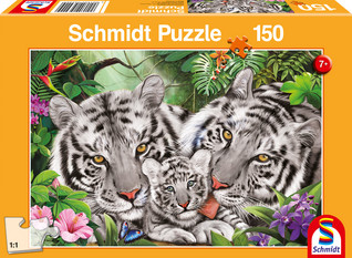 Schmidt Tiger Family palapeli 150 palaa