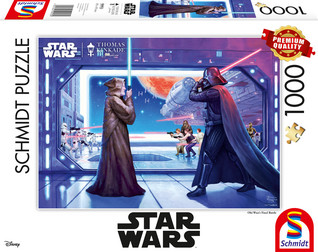 Schmidt Thomas Kinkade Lucas Film Star Wars Obi Wan's Final Battle