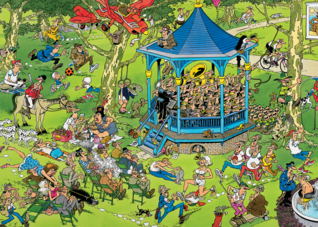 Jan Van Haasteren The Bandstand palapeli 1000 palaa