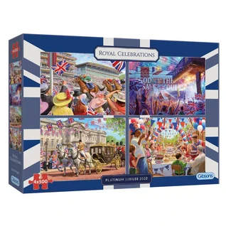 Gibsons Royal Celebrations palapeli 4x500 palaa