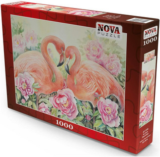 Nova Puzzle Two Lover Flamingo palapeli 1000 palaa