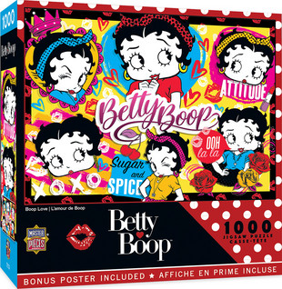 Master Pieces Betty Boop Boop Love palapeli 1000 palaa