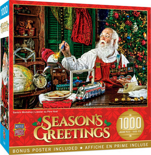 Master Pieces Santa's Workshop palapeli 1000 palaa