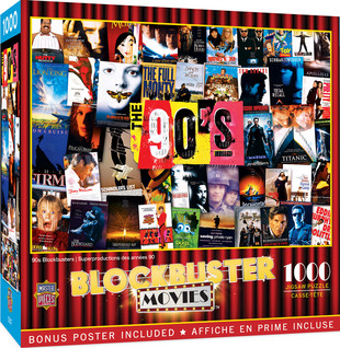 Master Pieces Blockbuster Movies - 90's  palapeli 1000 palaa