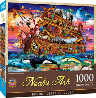 Master Pieces Noah's Ark Ships Ahoy palapeli 1000 palaa