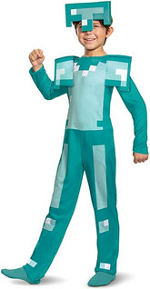 Minecraft rooliasu Armor Fancy Dress koko M 7-8v.