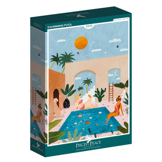 Pieces & Peace Swimming Pool palapeli 1000 palaa