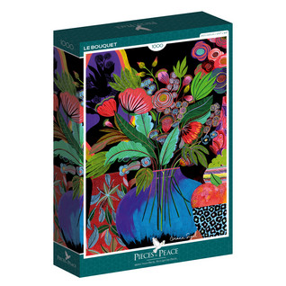 Pieces & Peace Le Bouquet palapeli 1000 palaa