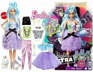 Barbie Extra muotoilutarvikkeet+lemmikki