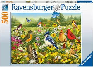 Ravensburger Birds in the Meadow palapeli 500 palaa