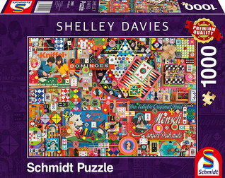Schmidt Shelley Davies - Vintage Board Games palapeli 1000  palaa