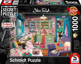 Schmidt  Steve Read Secret Puzzle Grandma's Coffee Shop palapeli 1000 palaa