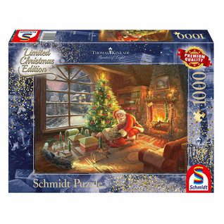 Schmidt Thomas Kinkade - Santa Claus is here! palapeli 1000 palaa