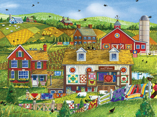 SunsOut Janet Stever - Lapp's Quilt Barn palapeli 1000 palaa