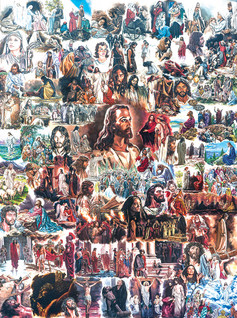 SunsOut Al Lorenz - The Life of Christ palapeli 1000 palaa