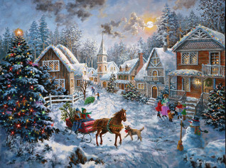 SunsOut Nicky Boehme - Merry Christmas palapeli 1000 palaa