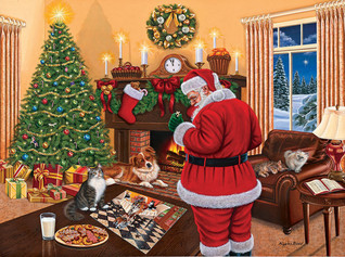 SunsOut Higgins Bond - Santa Solves the Puzzle 1000 palaa