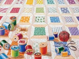 Sunsout Spools by Rebecca Barker palapeli 1000 palaa