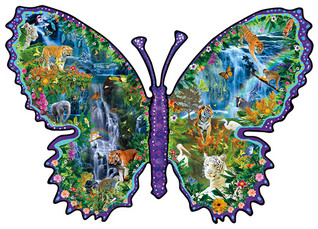 SunsOut Alixandra Mullins - Rainforest Butterfly palapeli 1000 palaa