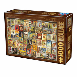 DToys Vintage Collage - Bicycle palapeli 1000 palaa