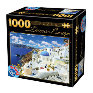 DToys Discover Europe - Santorini  palapeli 1000 palaa