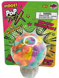 Fidget Poptrix Popper Ball hittilelu 6,5cm