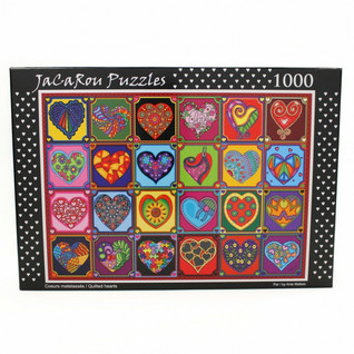 JaCaRou Quilted Hearts palapeli 1000 palaa