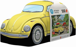 Eurographics VW Beetle Camping Tin box palapeli 550 palaa
