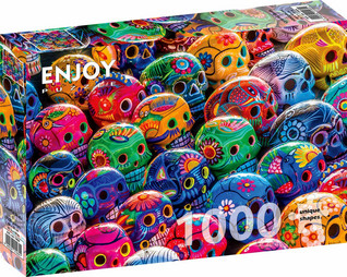 Enjoy Colorful Skulls palapeli 1000 palaa