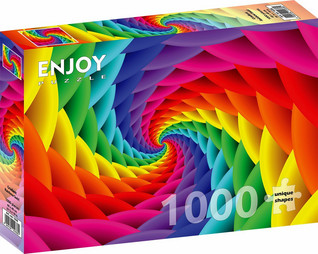 Enjoy Gradient Rainbow Swirl palapeli 1000 palaa