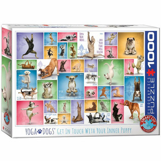 Eurographics Yoga Dogs palapeli 1000 palaa