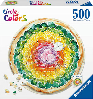 Ravensburger Enya Todd Circle of Colors Pizza palapeli 500 palaa